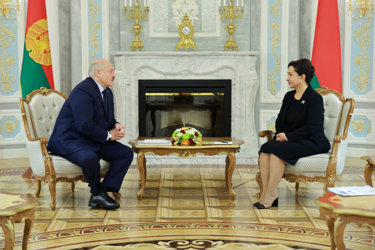 Глава Сената Узбекистана встретилась с Президентом Беларуси