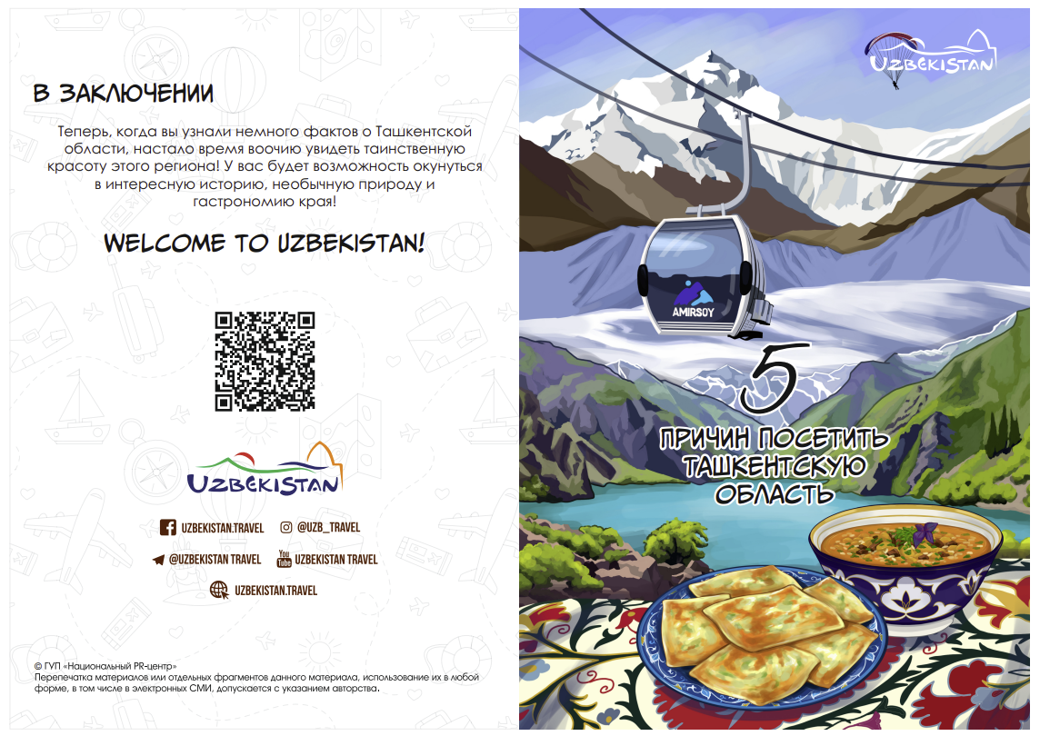 Туристические зоны в Узбекистане.