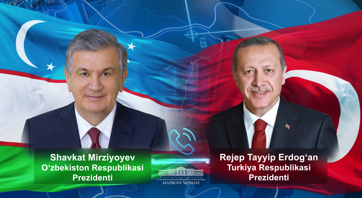 Президент Узбекистана искренне поздравил Президента Турции с юбилеем